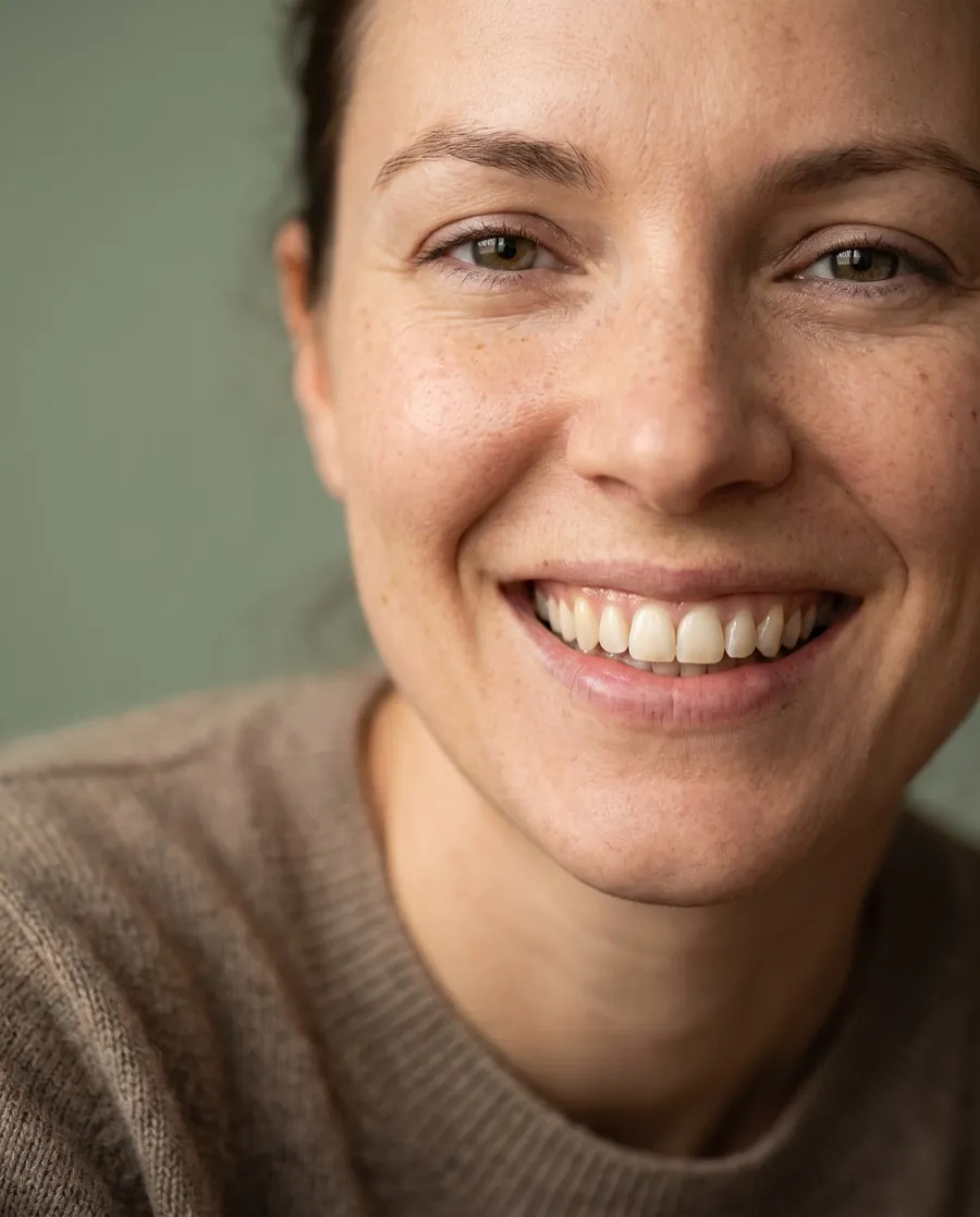 A natural, healthy smile